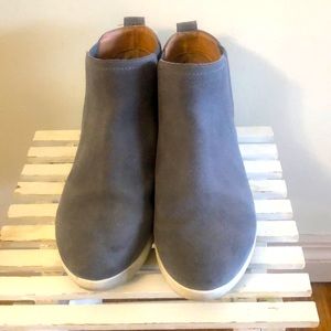 Fitflop Womens Superchelsea Pull On Suede Boot Shoes, Steel Grey, US 8